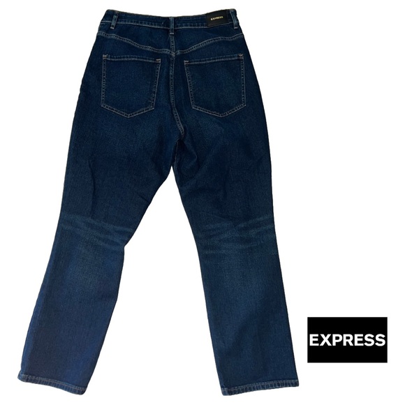 Express | Slim Curvy Dark Denim Skinny Jeans | Size 8R - Picture 4 of 4